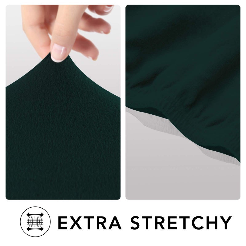 PureFit Super Stretch Sofa Slipcover â€“ Spandex Non Slip Soft Couch Sofa Cover, Washable Furniture Protector with Non Skid Foam and Elastic Bottom for Kids, Pets ï¼ˆSofa, Deep Tealï¼‰ - Image 4